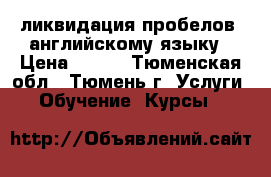 ликвидация пробелов  английскому языку › Цена ­ 450 - Тюменская обл., Тюмень г. Услуги » Обучение. Курсы   